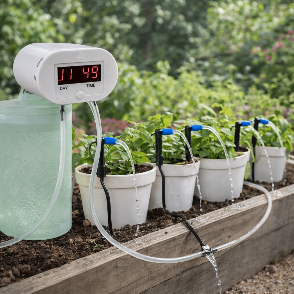 LEAFCARE Inteligentny Automatyczny System Nawadniania Roślin Doniczkowych