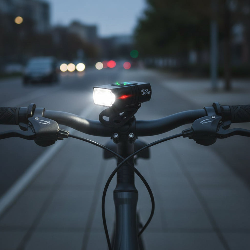 Rechargeable USB Bike Light 1500 Lumens for Night Visibility
