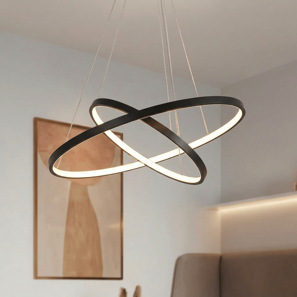 LED gyűrűs csillár, modern állítható többgyűrűs mennyezeti lámpa