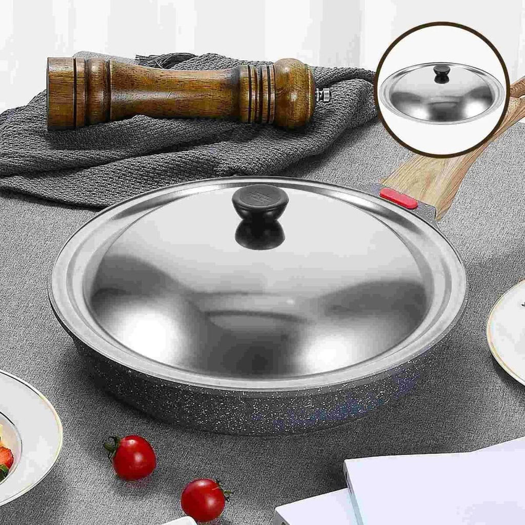 CookShield rustfrit stål universal låg til pander og woks