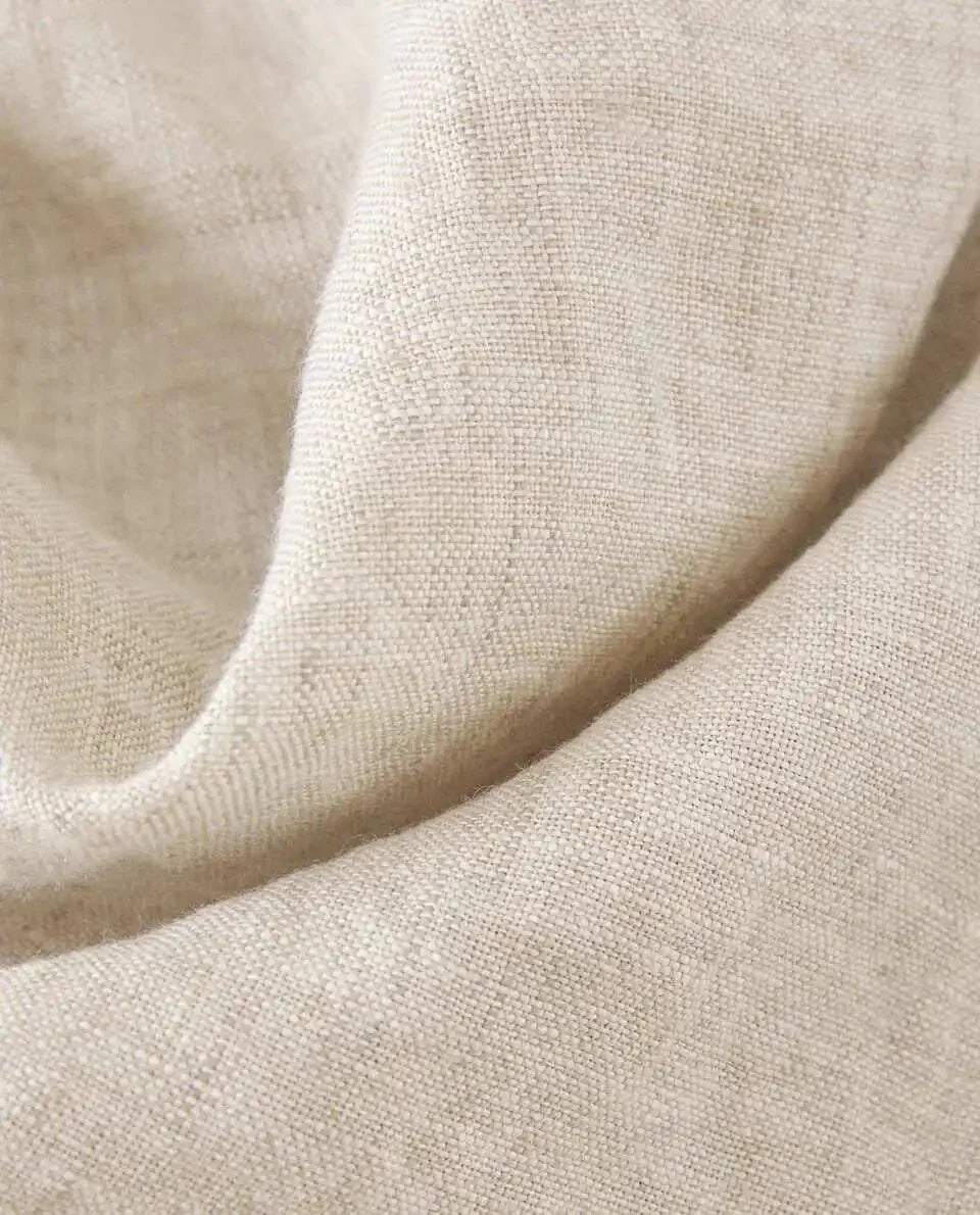 LINENBLOOM Linen Napkin With Ruffle Edge For Timeless Tables