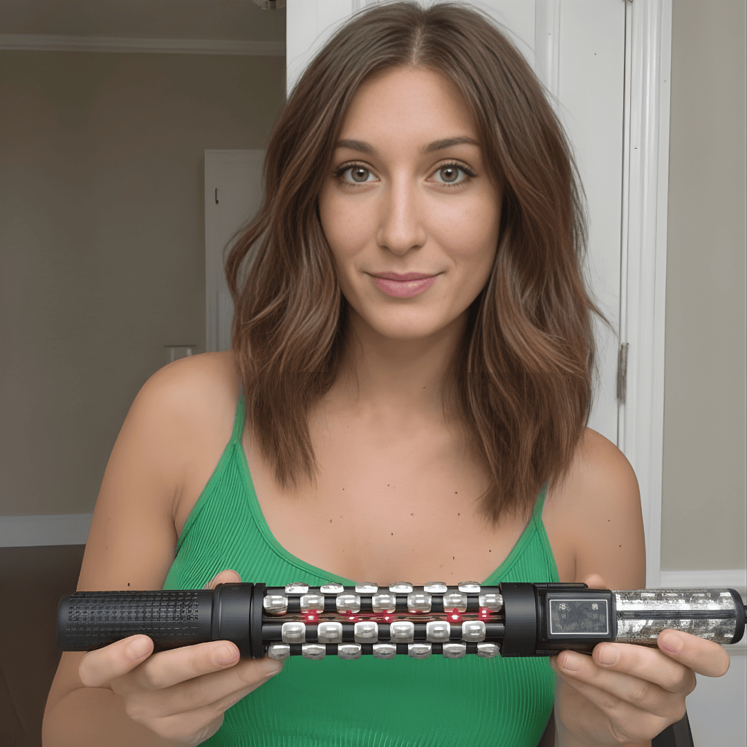 Lipo-roller masážní přístroj na tělo s teplem a červenými LED diodami
