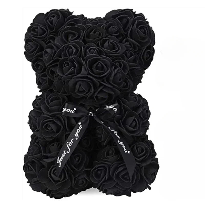LOVEBLOOM Handgefertigter Ewiger Rosenbär für romantisches Geschenk