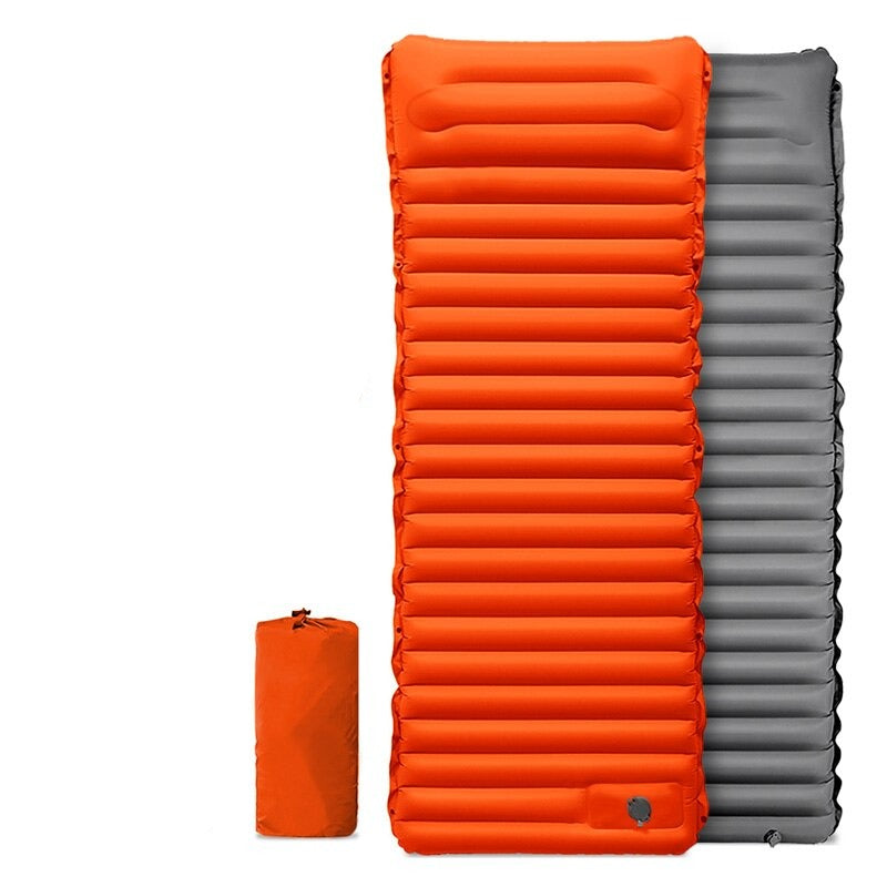 Compact Camping Air Mattress With Built In Foot Pump