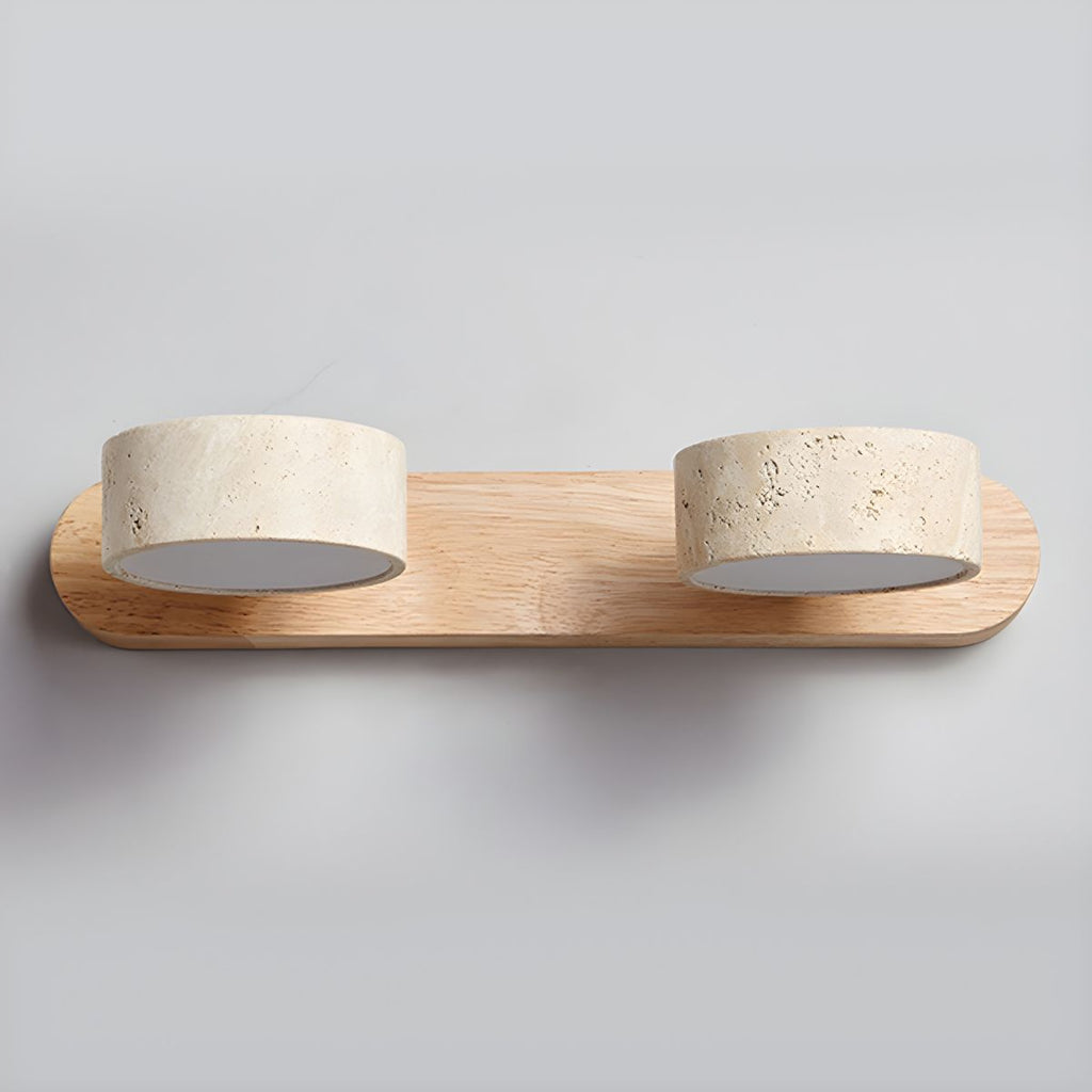 LUMÉNE Kinkiet LED Travertine do architektonicznego luksusu