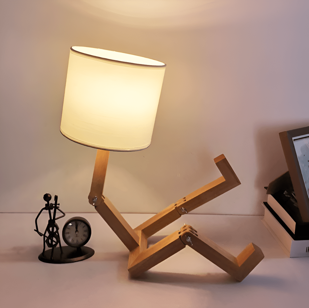 LUMIBOT Adjustable Wood Lamp For Personalized Lighting