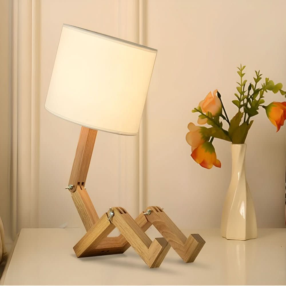 LUMIBOT Adjustable Wood Lamp For Personalized Lighting