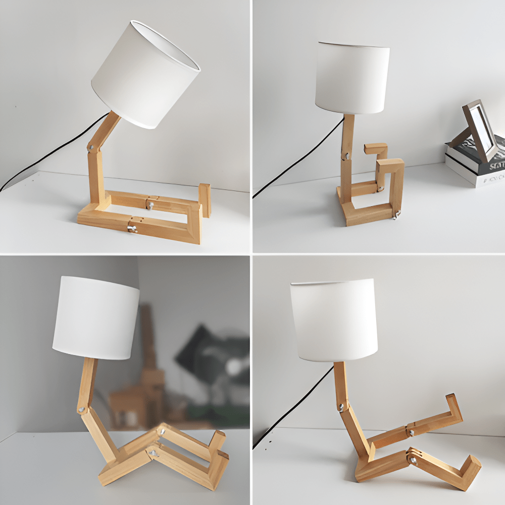 LUMIBOT Adjustable Wood Lamp For Personalized Lighting