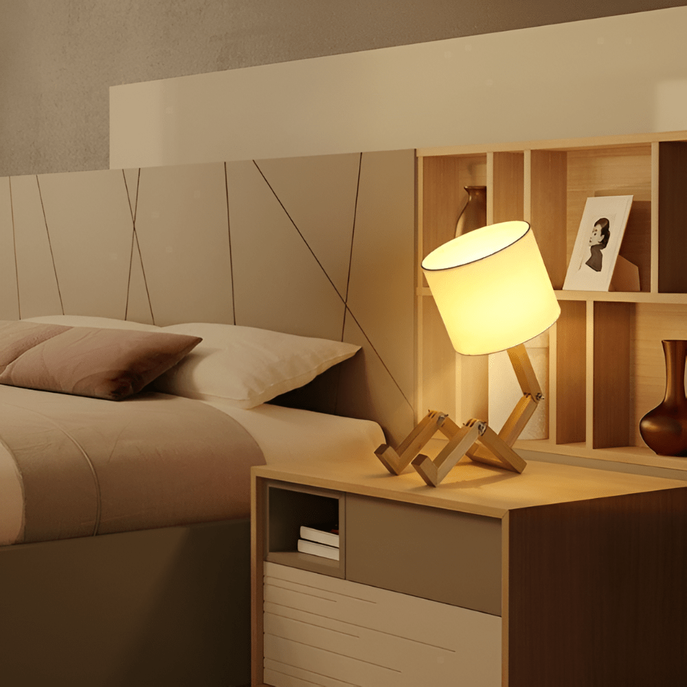 LUMIBOT Adjustable Wood Lamp For Personalized Lighting