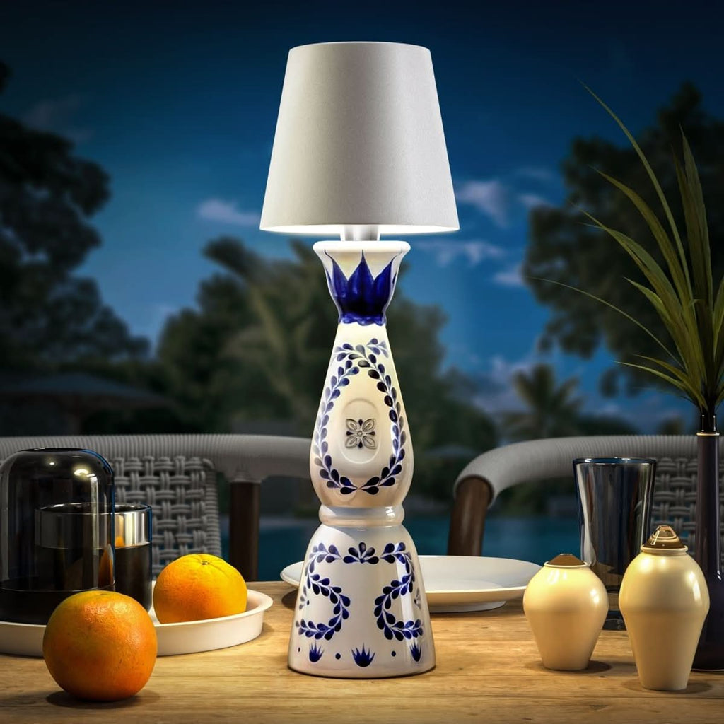 LumiBottle Cable Bottle Lamp With Warm LED Glow For Decor