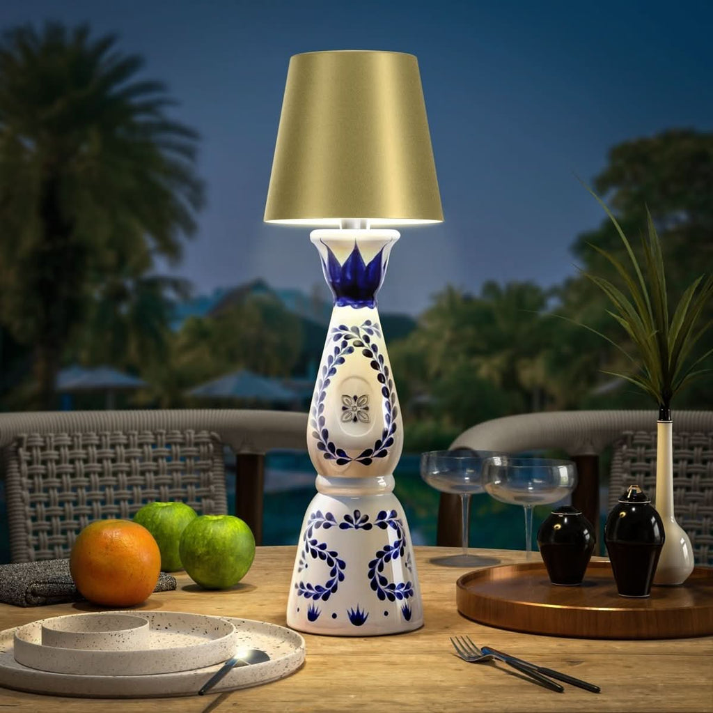 LumiBottle Cable Bottle Lamp With Warm LED Glow For Decor
