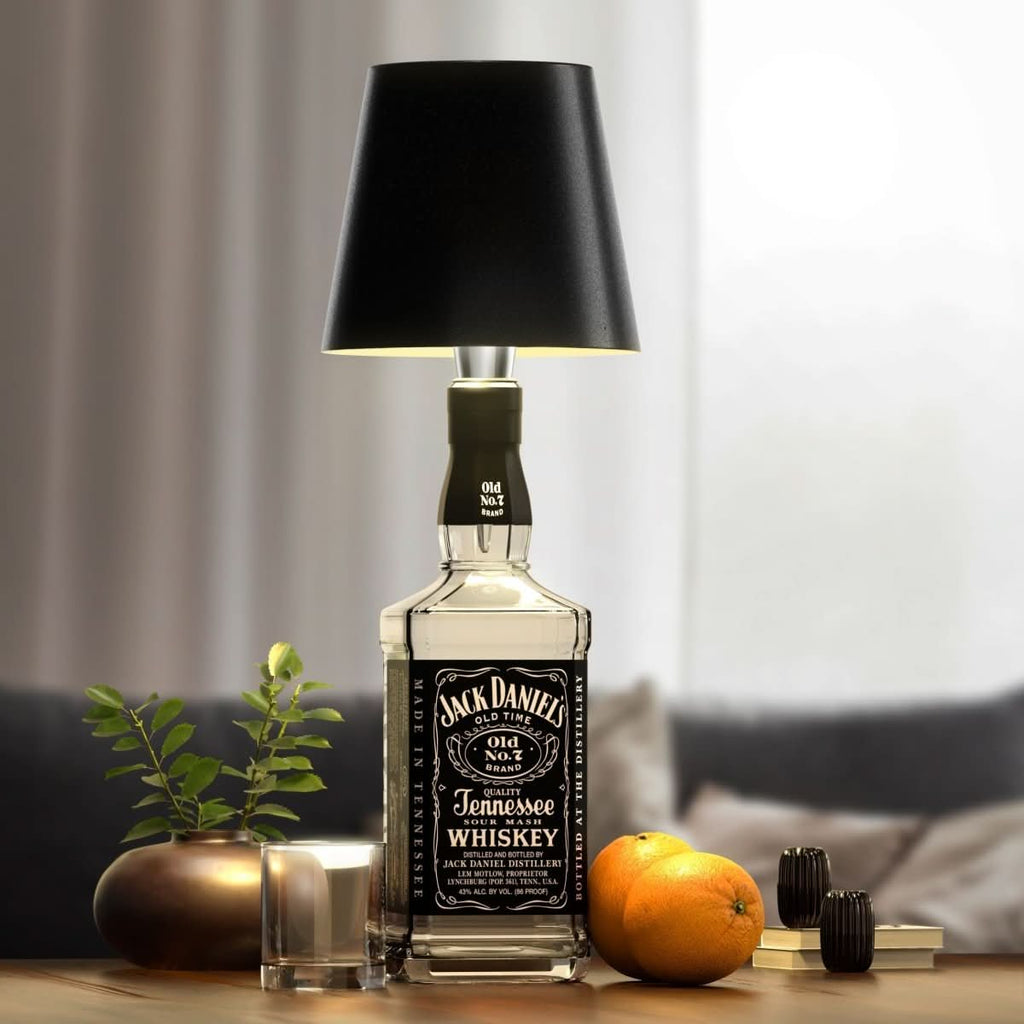 LumiBottle Cable Bottle Lamp With Warm LED Glow For Decor