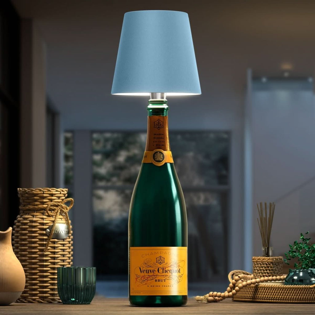 LumiBottle Cable Bottle Lamp With Warm LED Glow For Decor