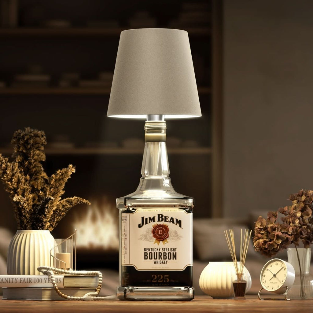 LumiBottle Cable Bottle Lamp With Warm LED Glow For Decor