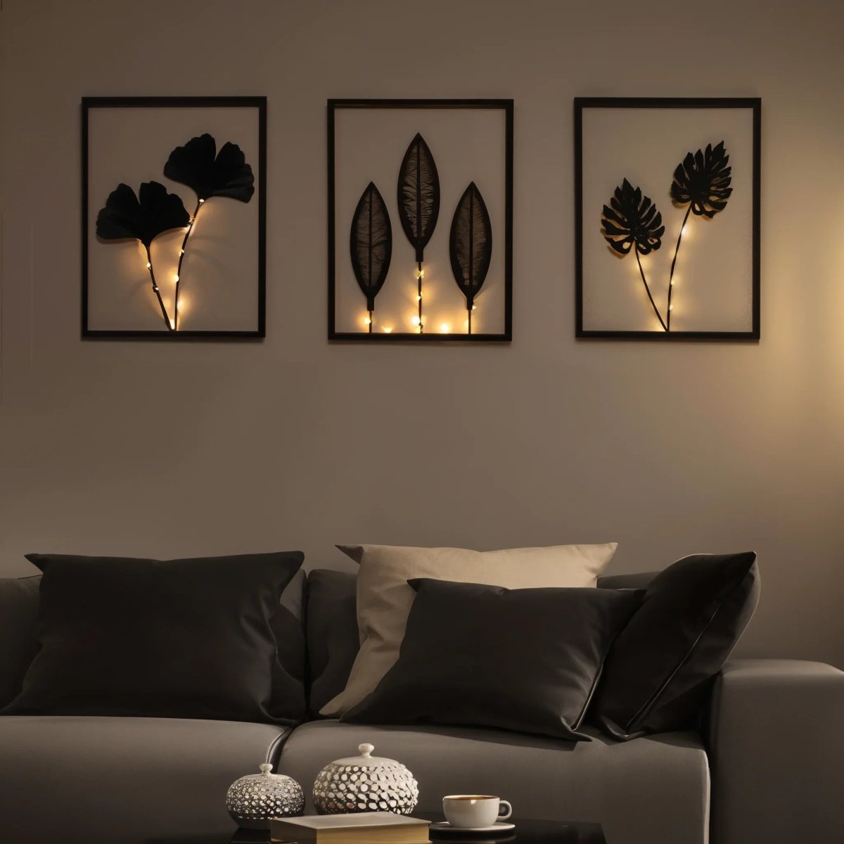 مجموعة مصباح إطار صور LED متغيّر الألوان من LUMIFRAME لديكور منزلي دافئ | كومبانيين