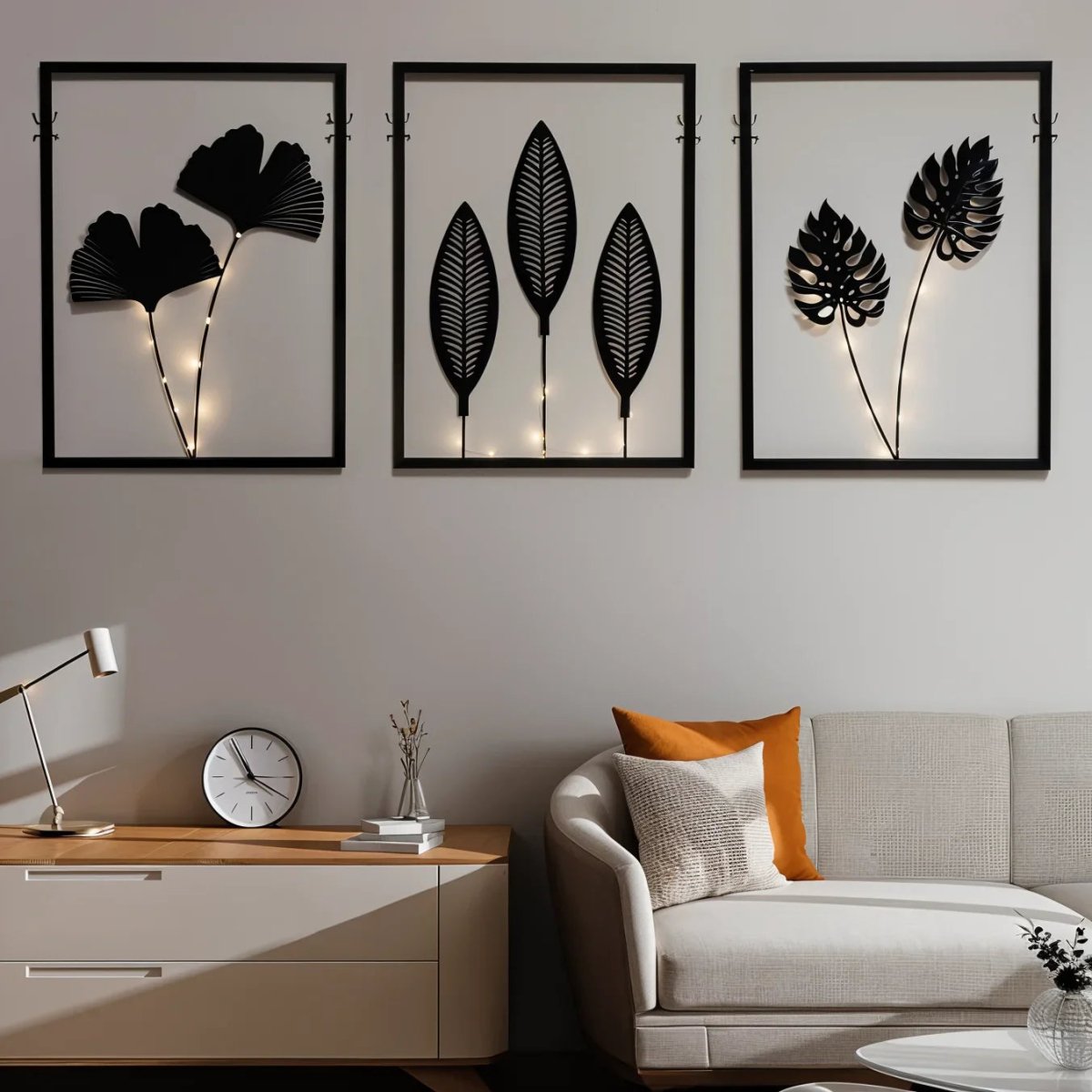 مجموعة مصباح إطار صور LED متغيّر الألوان من LUMIFRAME لديكور منزلي دافئ | كومبانيين