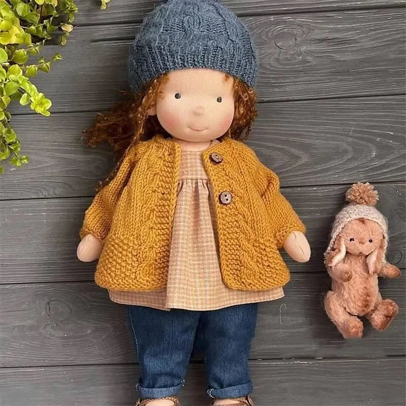 Lumiéra Premium Waldorf Gift Doll, A Caring Handcrafted Toy for Young Creators