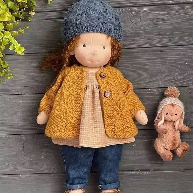 Lumiéra Premium Waldorf Gift Doll, A Caring Handcrafted Toy for Young Creators