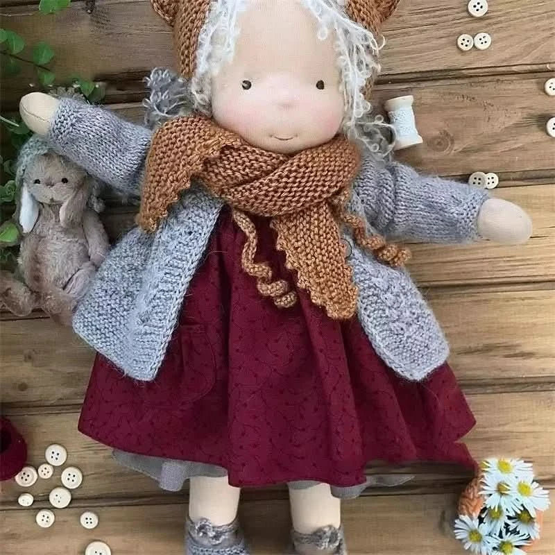 Lumiéra Premium Waldorf Gift Doll, A Caring Handcrafted Toy for Young Creators