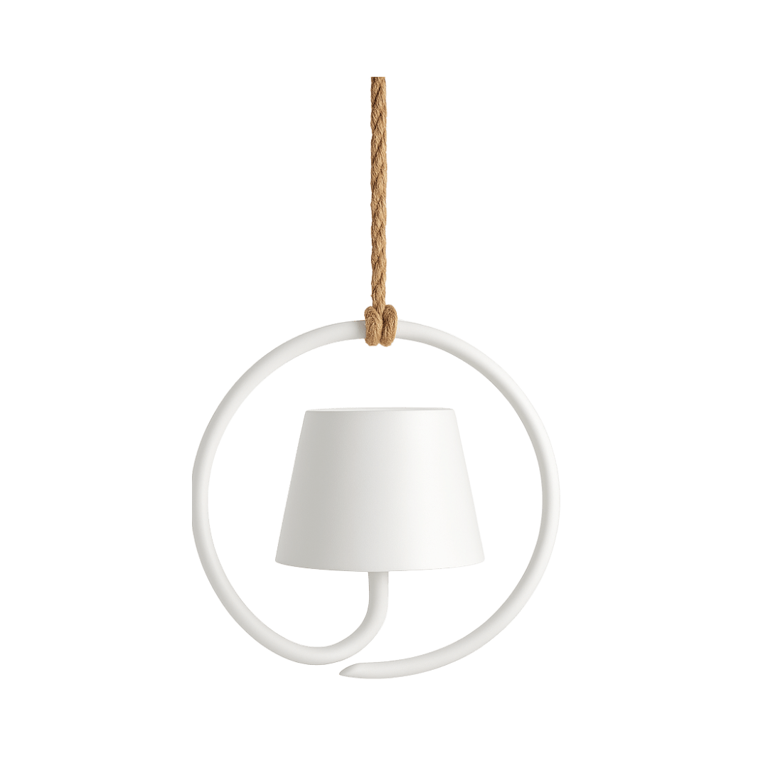 Lumipend ładowalna lampa wisząca LED z regulowanym ciepłym światłem do użytku wewnętrznego i zewnętrznego