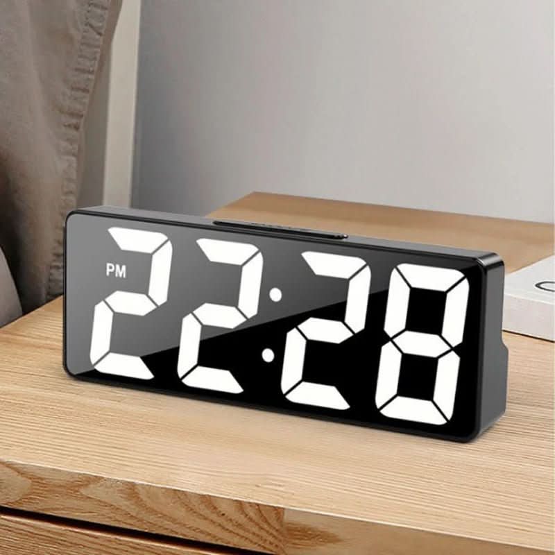 Budzik LED LumiTime z wyświetlaczem temperatury na stolik nocny