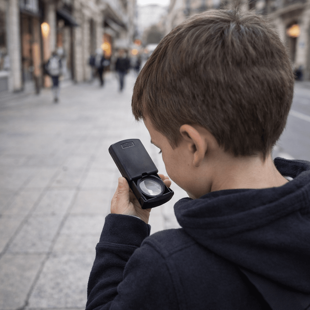 LUMIZOOM 30X osvětlená ruční lupa pro přesnou kontrolu