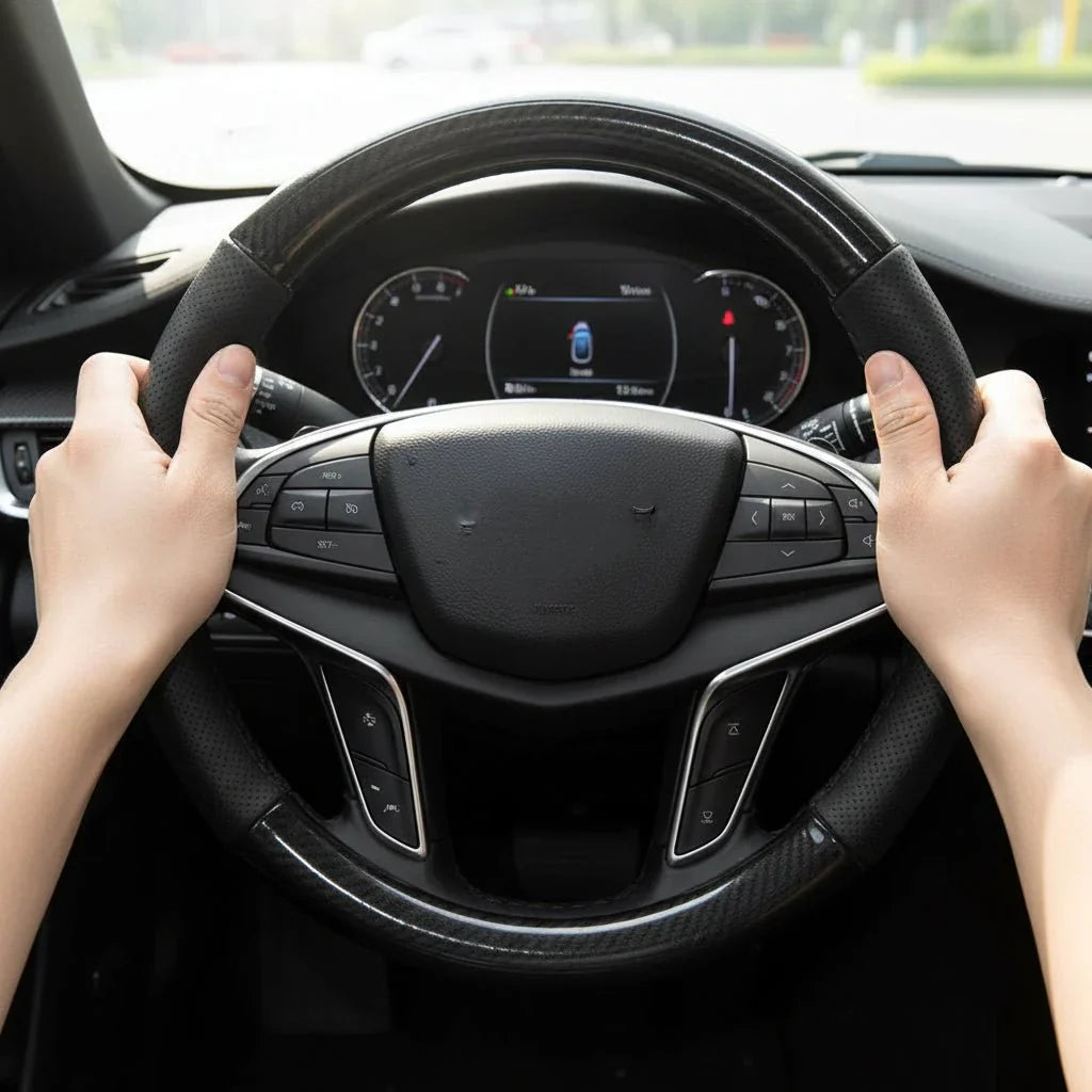 LuxDrive kryt kola z uhlíkových vláken s protiskluzovým komfortem