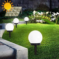 Round LED Solar Garden Light For Homes With Auto On Off And Energy Efficiency