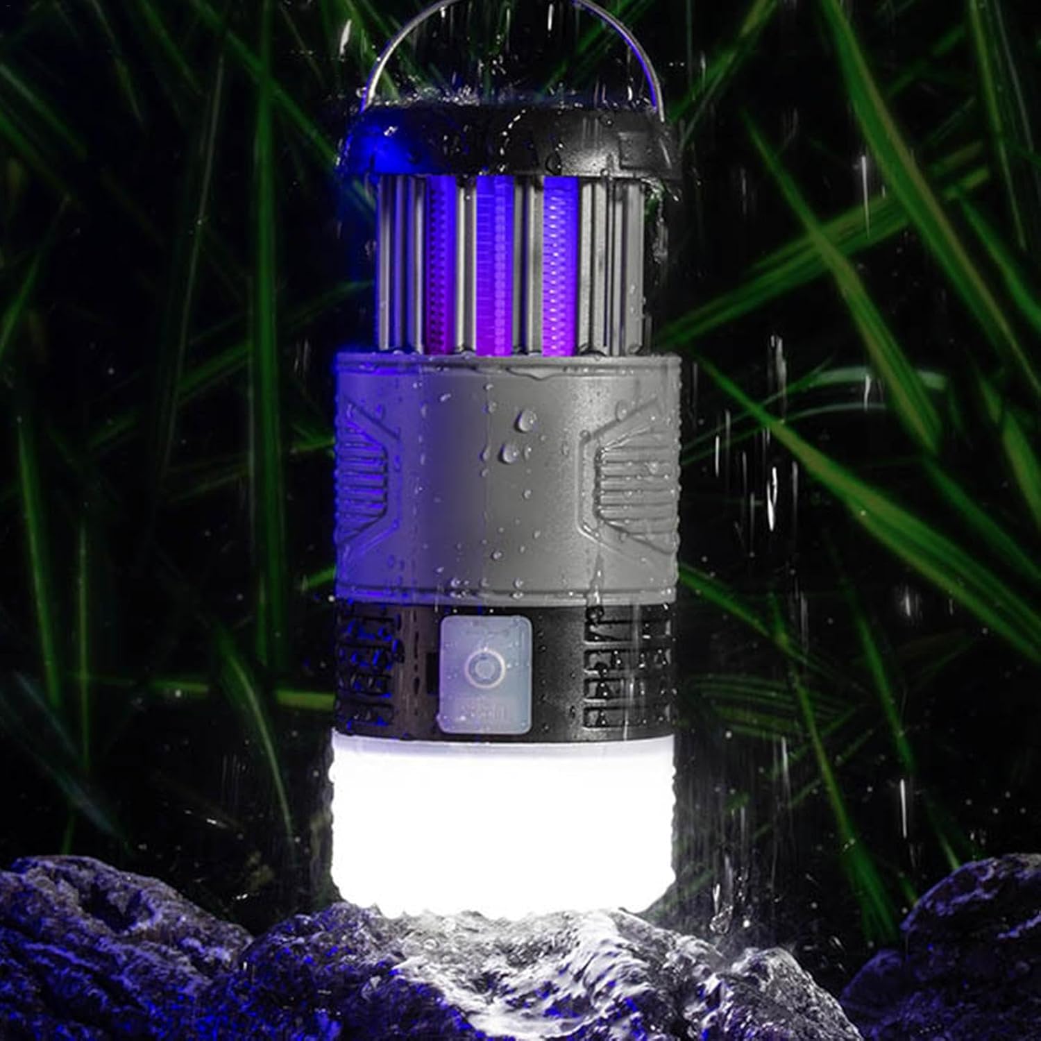 Solar Powered Insect Trap With UV Light And LED Flashlight