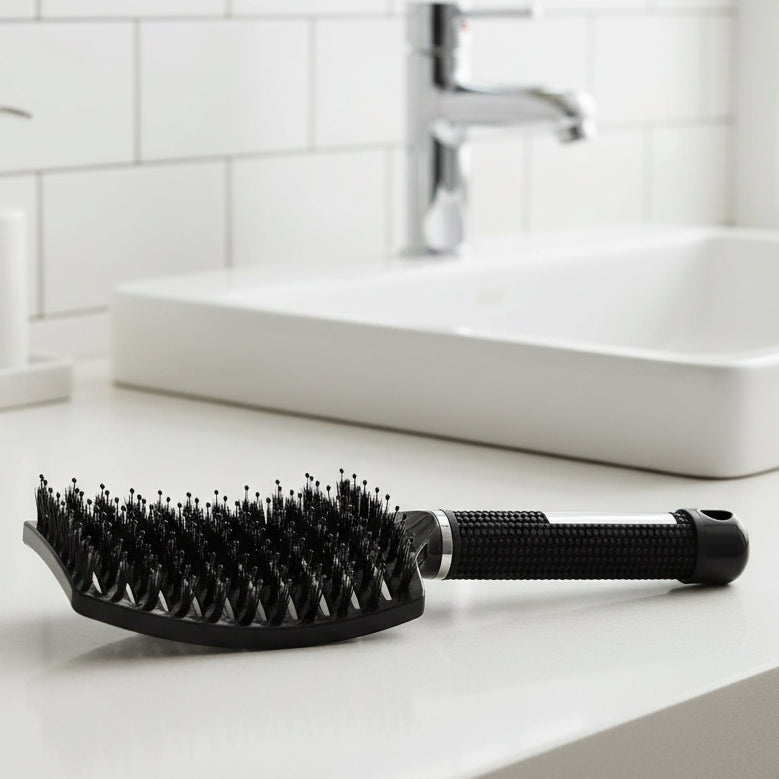 GLIMBRUSH Painless Detangling Hair Brush for Smooth, Shiny Hair