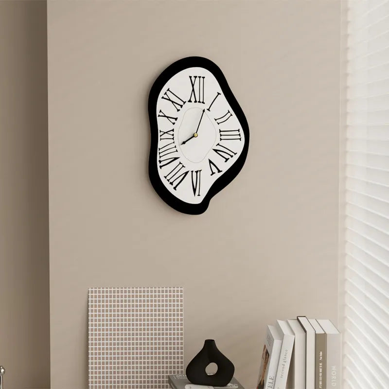 Moderne surreale Wanddekoration Uhr │ Salvador Garten Ziffern Dali römische dekorative Uhr