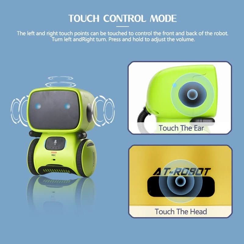 PulseRobo Mini Sesli Komutlarla Çalışan Çocuklar İçin Etkileşimli Dans Robotu