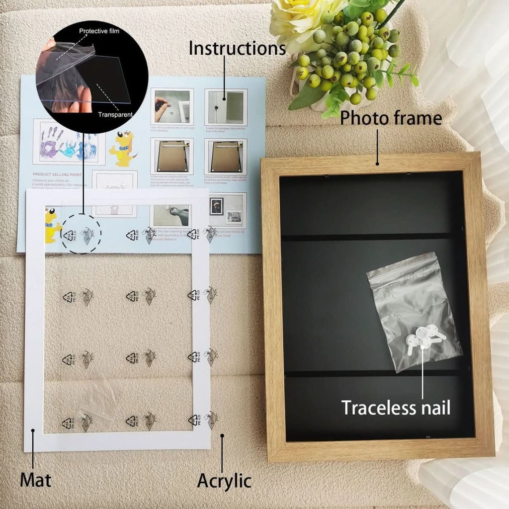 KeepsakeFrame Børnekunstramme til Opbevaring og Fremvisning af Mesterværker