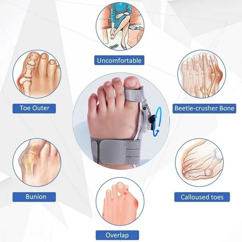 NovaToe Hallux Valgus Toe Corrector For Bunion Pain Relief