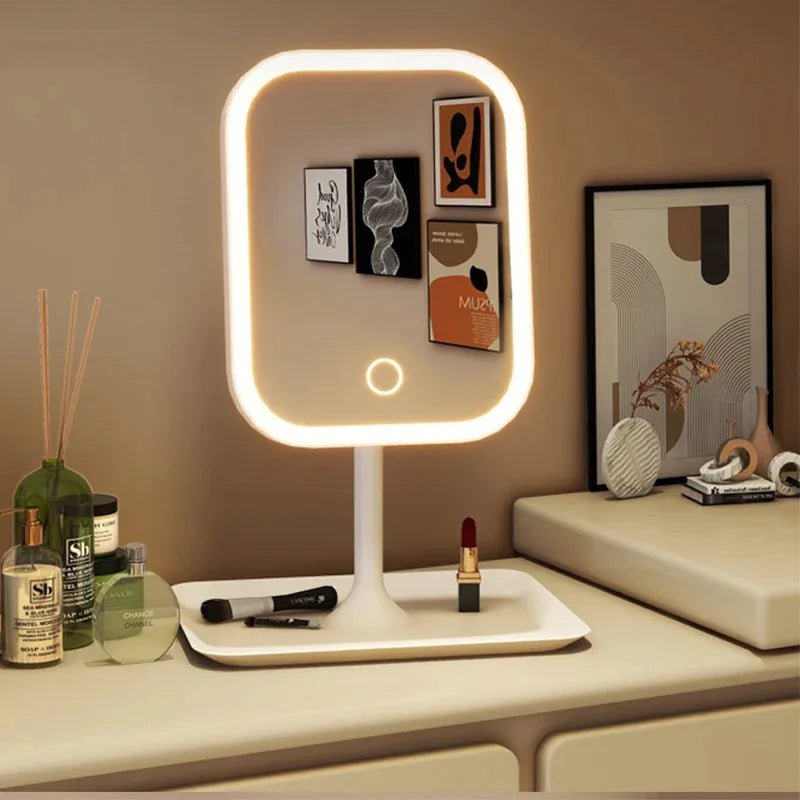 MAKEGLOW LUXTAP LED zrcadlo s dotykovým ovládáním a třemi režimy osvětlení