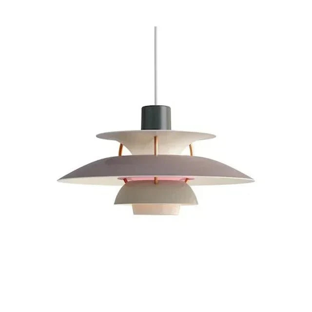 Cirro Pendelleuchte mit zylindrischem Metallfinish für moderne Räume