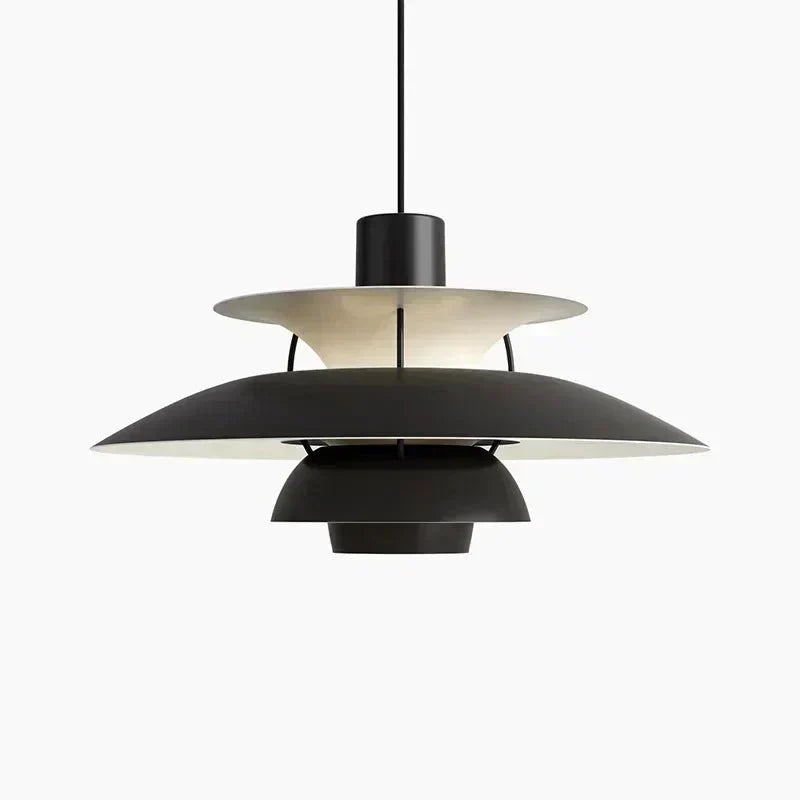 Cirro Pendelleuchte mit zylindrischem Metallfinish für moderne Räume