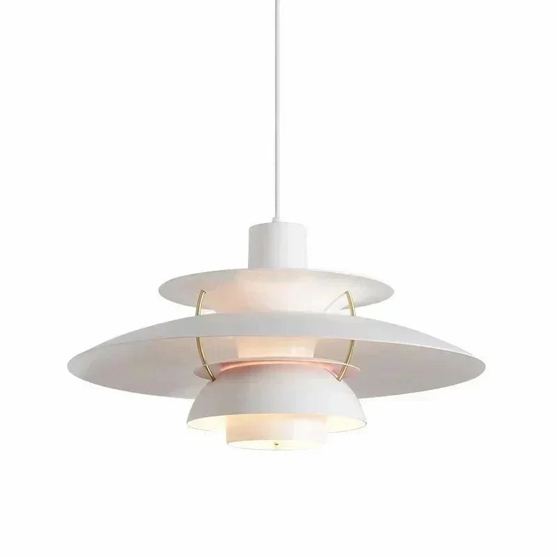 Cirro Pendelleuchte mit zylindrischem Metallfinish für moderne Räume