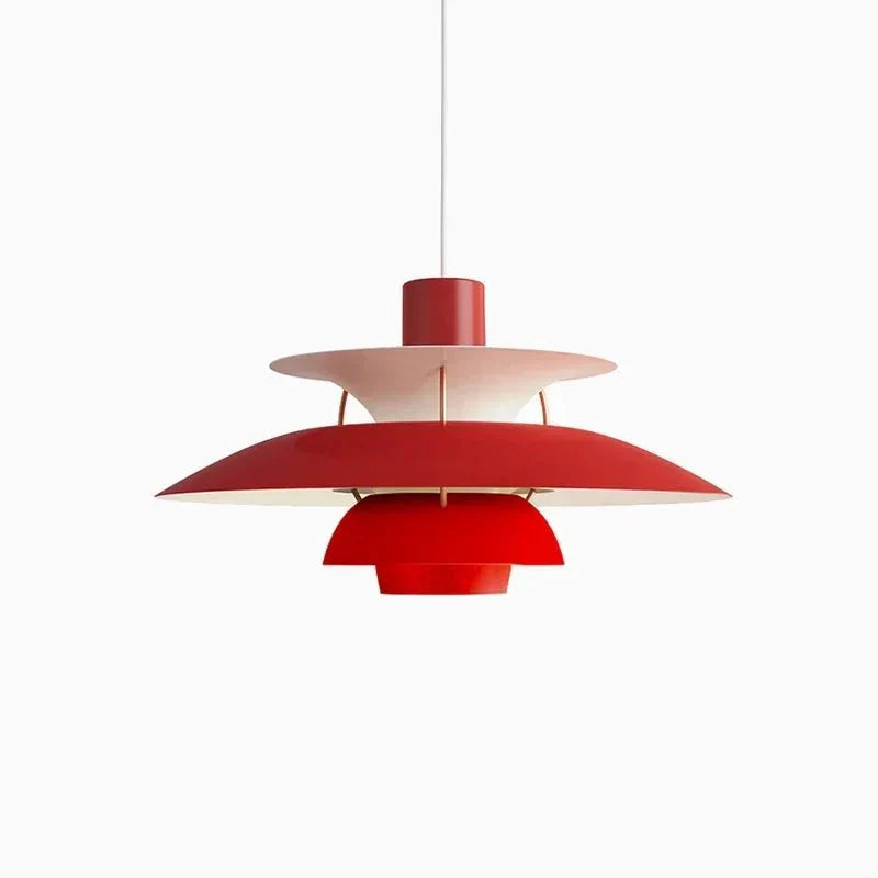 Cirro Pendelleuchte mit zylindrischem Metallfinish für moderne Räume