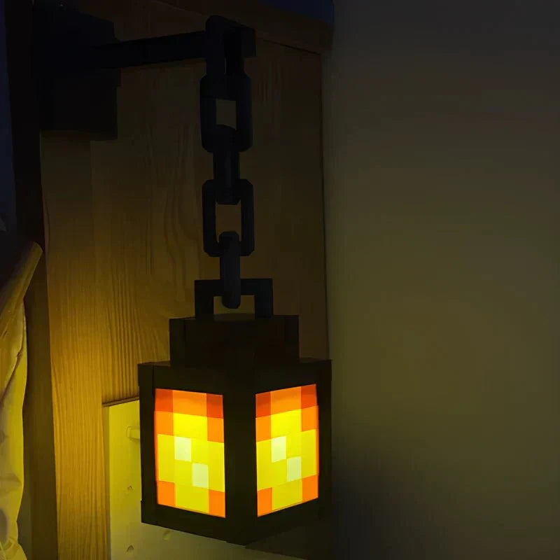 מנורת לילה רטרו פיקסל LED נטענת מבית Arcadia