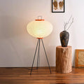 Lampe sur pied en papier de riz japonais minimaliste SoraLum, lumière d'ambiance