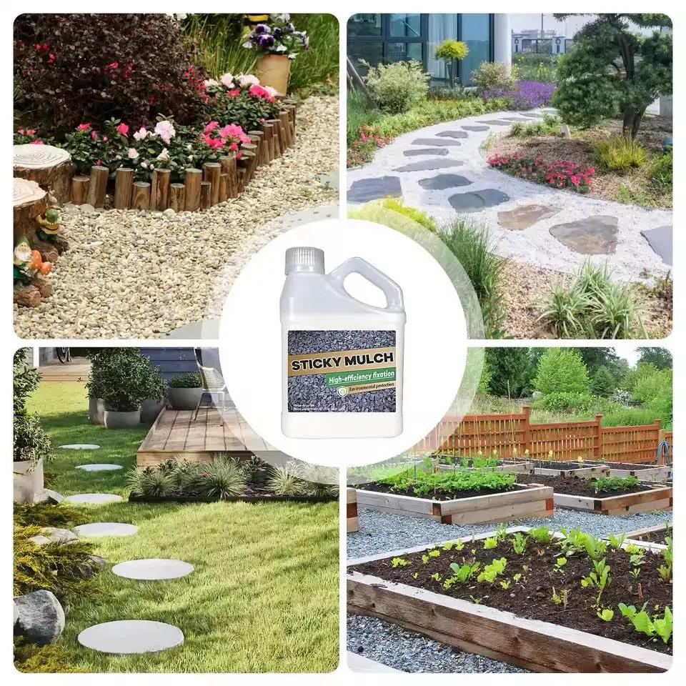 Landscape Adhesive 500G Secures Mulch Gravel And Sand 8 To 12 Square Meters Coverage