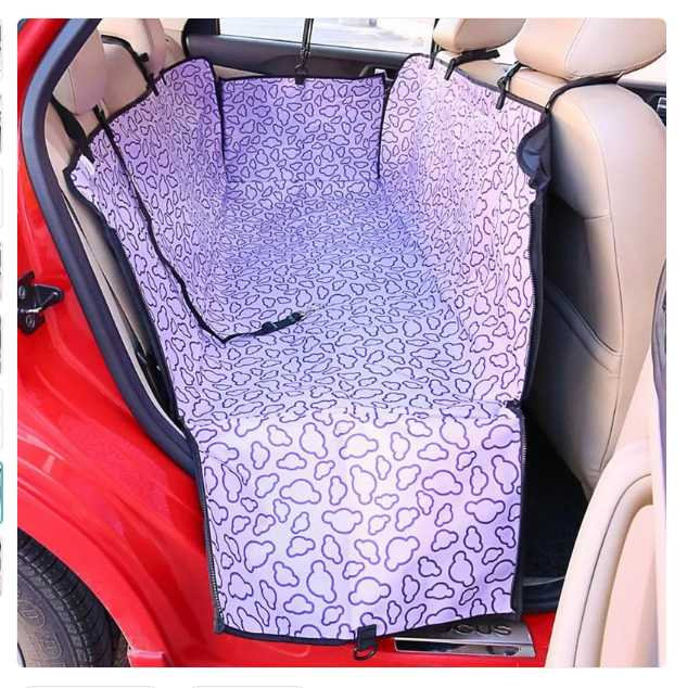 Car Seat Protector With Non Slip Waterproof For Dogs And Cats