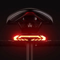 Lumină inteligentă pentru bicicletă cu alarmă antifurt de 110 dB, IP65, 160 lumeni, baterie de 70 de ore