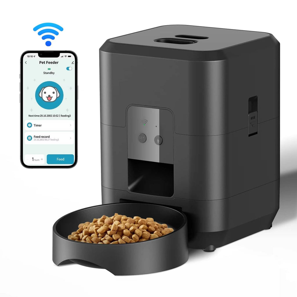WiFi Smart Pet Feeder With Dual Power For Home Use