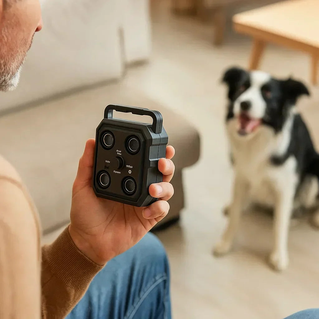 Ultrasonic Bark Deterrent For Indoor And Outdoor Use Gentle