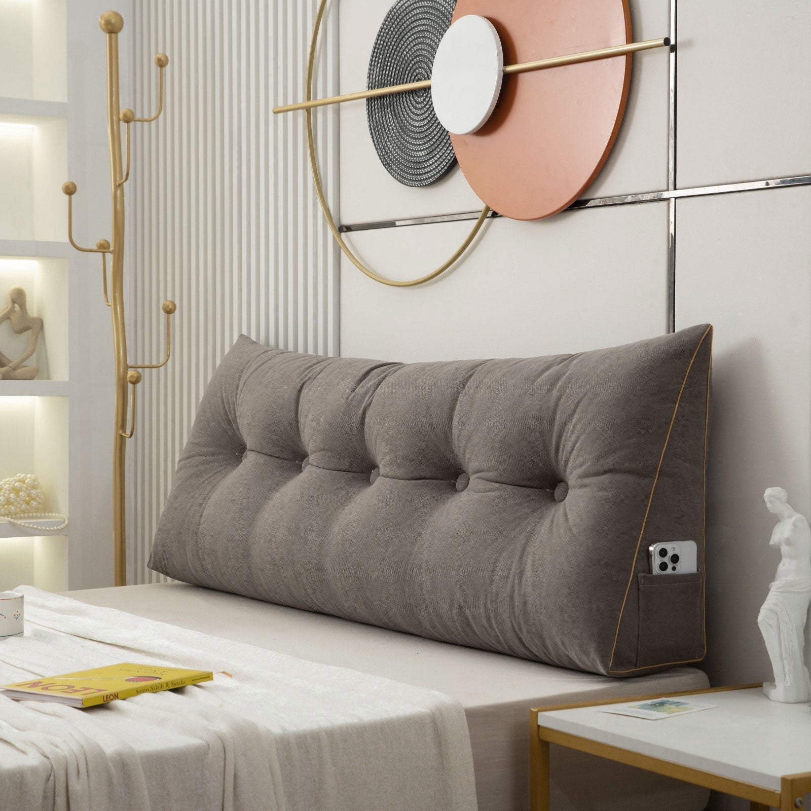 Luxury Wedge Pillow For Reading And Lounging Comfort