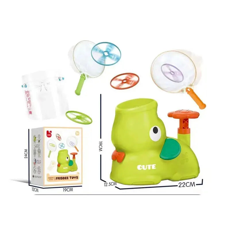 Kids Outdoor Frisbee Toss Game With Nets And Safety Goggles