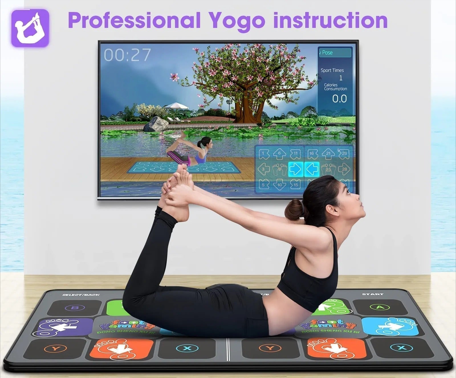 MoveMaster Interactive Dance Mat For Family Fitness And Fun