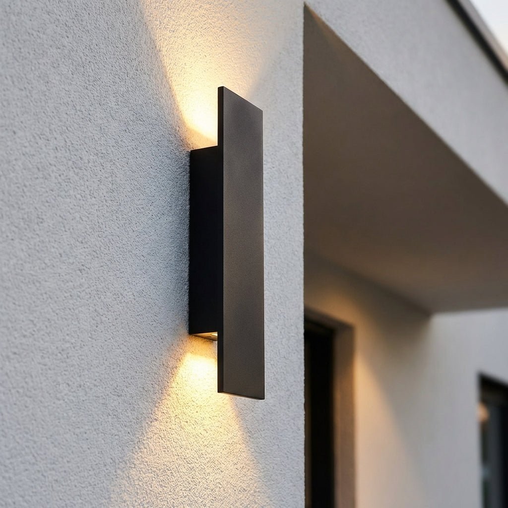Moderne LED utendørs vegglampe vanntett aluminiumslykt slank hagespot